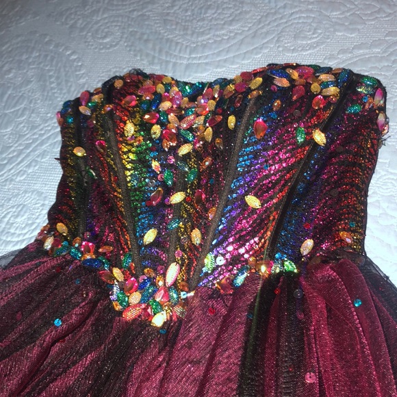 Blush Prom Dress - Picture 2 of 4